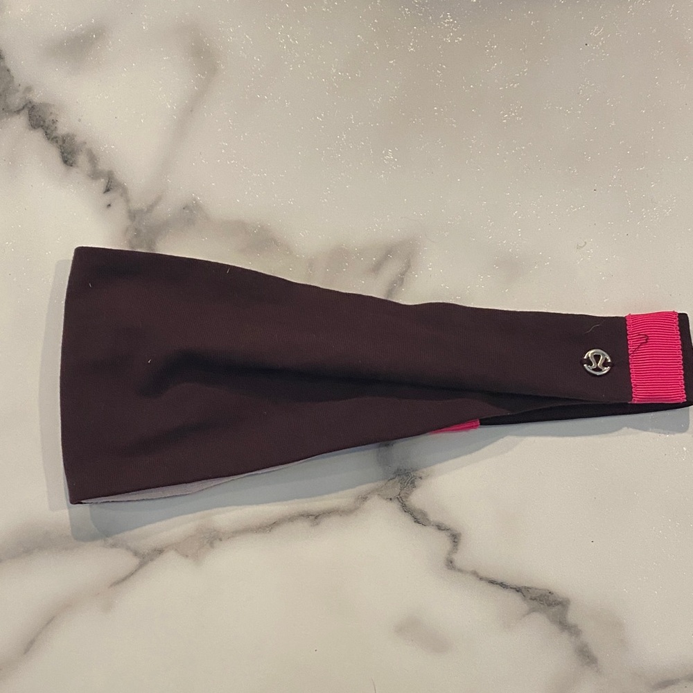 lululemon athletica Plum and Pink Headband
